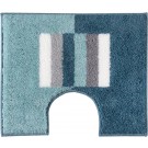 Casilin Elba - Antislip WC mat- Toilet mat met uitsparing - Ocean Blauw- 60x50cm