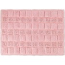 Relaxdays badmat antislip - badkamermat 60x40 cm - uitstapmat - douchemat - wasbaar - roze
