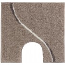 Casilin Carve - Antislip WC mat- Toilet mat met uitsparing - Sand - 60 x 55 cm