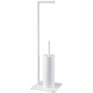 Sealskin Tube - Toiletbutler - Toiletrolhouder - Toiletborstel met houder - vrijstaand - Wit