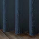 Floraweg Douchegordijn,douchegordijnen voor badkamer 3D embossing blad kraam douchegordijn, wasbaar waterdichte stof stofdouche gordijn set met 12 haken, 72 x 72 inch(180cmX180cm) -Marineblauw